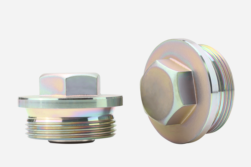 Hexagonal Flange Plug with Magnet